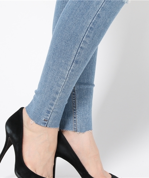 EGOIST（エゴイスト）の「クラッシュデニムスキニー（デニムパンツ・レディース・ネイビー/ブルー・2/1/0）」の10枚目の写真