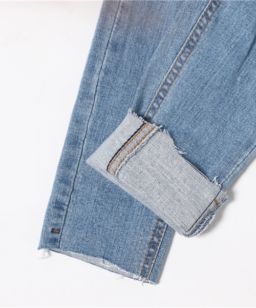 EGOIST（エゴイスト）の「クラッシュデニムスキニー（デニムパンツ・レディース・ネイビー/ブルー・2/1/0）」の11枚目の写真