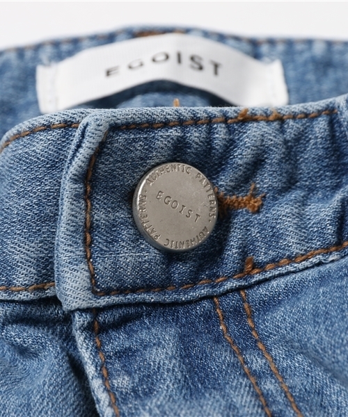 EGOIST（エゴイスト）の「クラッシュデニムスキニー（デニムパンツ・レディース・ネイビー/ブルー・2/1/0）」の13枚目の写真