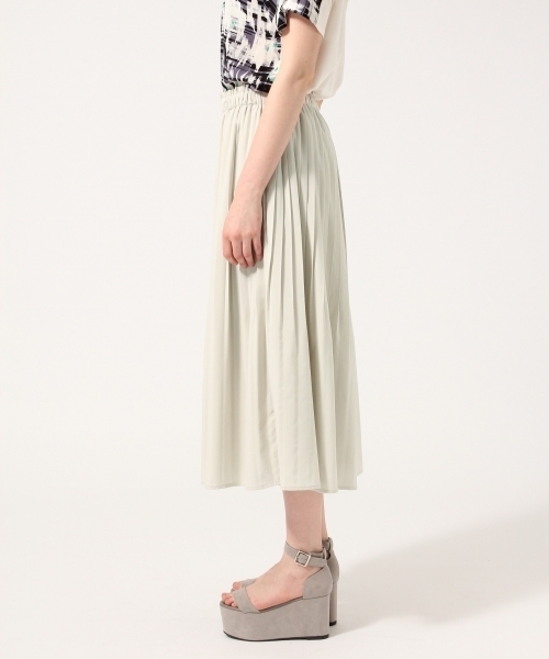 HARE（ハレ）の「プリーツスカウチョ（その他パンツ・レディース・グレー/ブラウン/ライトグリーン/オフホワイト・FREE）」の7枚目の写真