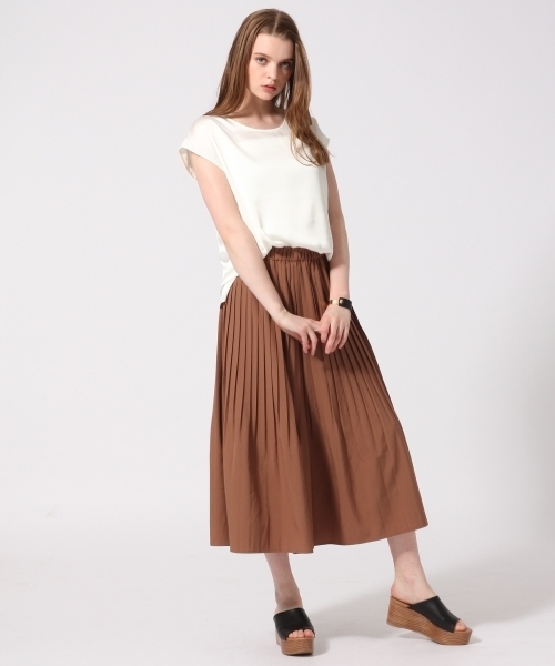 HARE（ハレ）の「プリーツスカウチョ（その他パンツ・レディース・グレー/ブラウン/ライトグリーン/オフホワイト・FREE）」の14枚目の写真