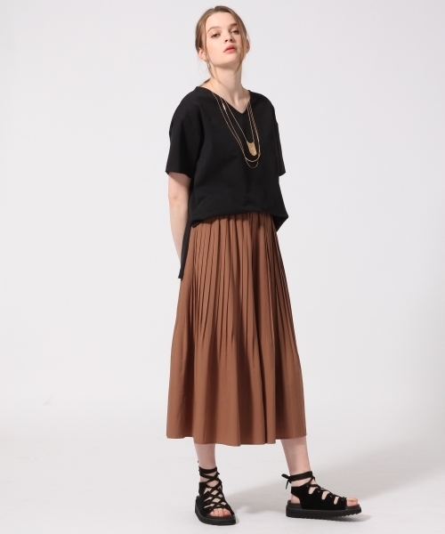 HARE（ハレ）の「プリーツスカウチョ（その他パンツ・レディース・グレー/ブラウン/ライトグリーン/オフホワイト・FREE）」の13枚目の写真