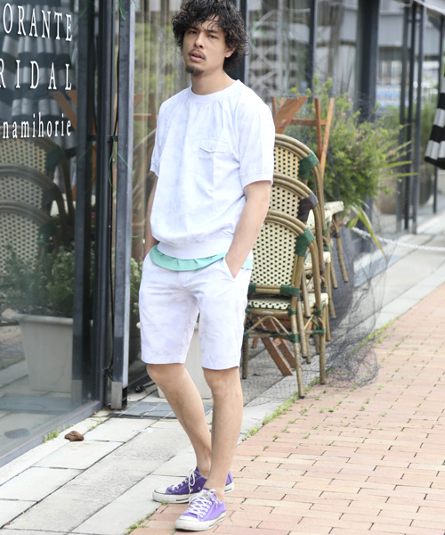 Denime(ドゥニーム)の「CAMO JQD TEE/カモジャガードTEE(Tシャツ/カットソー・メンズ・ブラック/ブルー・LARGE/MEDIUM/X-LARGE)」の14枚目の写真