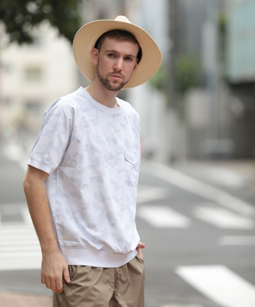 Denime(ドゥニーム)の「CAMO JQD TEE/カモジャガードTEE(Tシャツ/カットソー・メンズ・ブラック/ブルー・LARGE/MEDIUM/X-LARGE)」の16枚目の写真