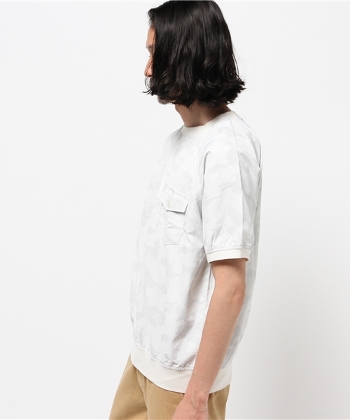 Denime(ドゥニーム)の「CAMO JQD TEE/カモジャガードTEE(Tシャツ/カットソー・メンズ・ブラック/ブルー・LARGE/MEDIUM/X-LARGE)」の3枚目の写真