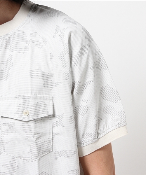Denime(ドゥニーム)の「CAMO JQD TEE/カモジャガードTEE(Tシャツ/カットソー・メンズ・ブラック/ブルー・LARGE/MEDIUM/X-LARGE)」の6枚目の写真