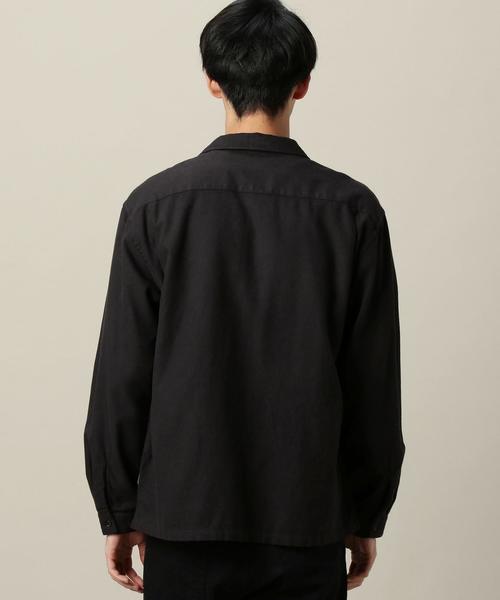 BEAUTY&YOUTH UNITED ARROWS（ビューティーアンドユースユナイテッドアローズ）の「BY ファノンネル パッチポケット シャツ◆（シャツ/ブラウス・メンズ・ブラック/オリーブ・X-LARGE/LARGE/X-SMALL/MEDIUM/SMALL）」の12枚目の写真