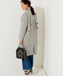 UNITED ARROWS | ＜KAON(カオン）＞ バック フリル コート(チェスターコート)