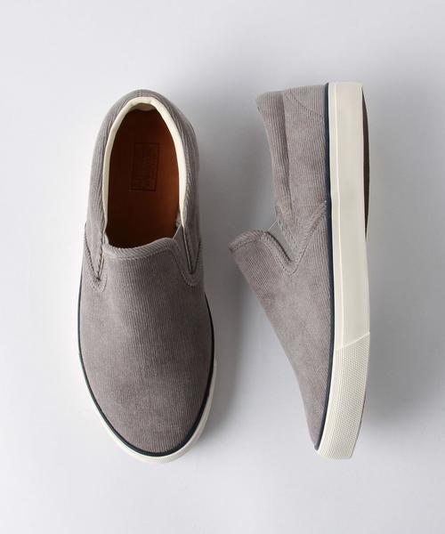 coen（コーエン）の「コーデュロイボアスリッポン（スリッポン・レディース・ベージュ/ネイビー/グレー・MEDIUM/SMALL/LARGE）」の2枚目の写真