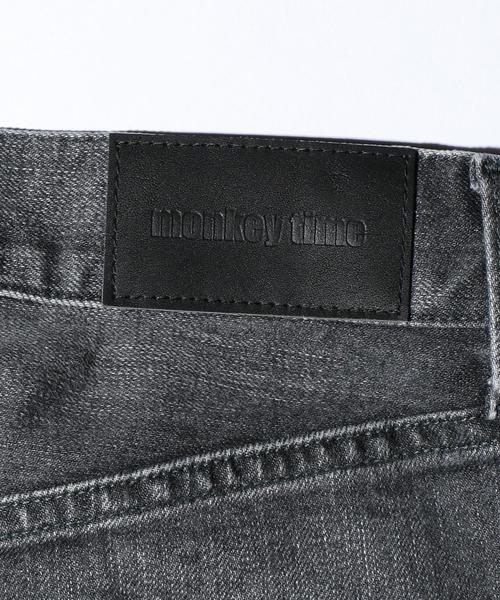 MONKEY TIME(モンキータイム)の「<monkey time> ∴ ディストレスト ジップ スキニーデニムパンツ ◆(デニムパンツ・メンズ・ダークグレー/ライトブルー・LARGE/X-LARGE/MEDIUM/SMALL)」の8枚目の写真