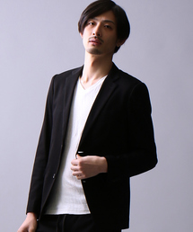 5351 POUR LES HOMMES | T/Cサーマルノッチ2つボタンジャケット(テーラードジャケット)