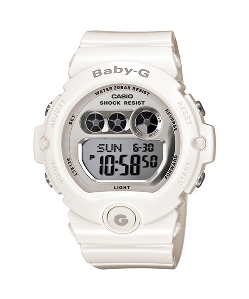 BABY-G(ベイビージー)の「BG-6900シリーズ / BG-6900-7JF / ベビーG(腕時計)」|ホワイト
