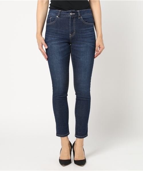 Honeys（ハニーズ）の「デニムスキニーパンツ７０丈（デニムパンツ・レディース・ライトブルー/インディゴブルー・S/M/SS/L/LL）」の3枚目の写真