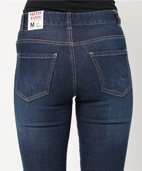 Honeys（ハニーズ）の「デニムスキニーパンツ７０丈（デニムパンツ・レディース・ライトブルー/インディゴブルー・S/M/SS/L/LL）」の7枚目の写真
