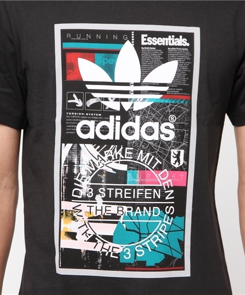 adidas（アディダス）の「オリジナルス Tシャツ[TONGUE LABEL TEE]（Tシャツ/カットソー・メンズ・ブラック/ホワイト・X-SMALL/SMALL/XXX-LARGE/XX-LARGE/X-LARGE/MEDIUM/LARGE）」の7枚目の写真