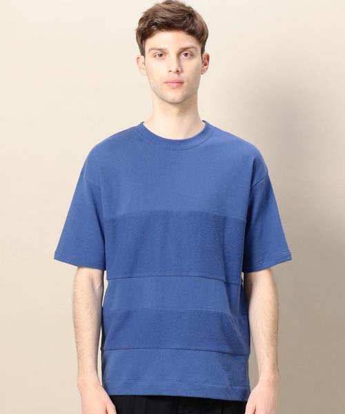 BEAUTY&YOUTH UNITED ARROWS（ビューティーアンドユースユナイテッドアローズ）の「BY パネルスイッチ カットソー ◆（Tシャツ/カットソー・メンズ・オフホワイト/ライトピンク/コバルトブルー・MEDIUM/LARGE/SMALL/X-LARGE）」の12枚目の写真