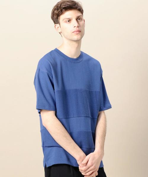 BEAUTY&YOUTH UNITED ARROWS（ビューティーアンドユースユナイテッドアローズ）の「BY パネルスイッチ カットソー ◆（Tシャツ/カットソー・メンズ・オフホワイト/ライトピンク/コバルトブルー・MEDIUM/LARGE/SMALL/X-LARGE）」の8枚目の写真