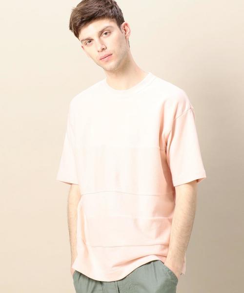 BEAUTY&YOUTH UNITED ARROWS（ビューティーアンドユースユナイテッドアローズ）の「BY パネルスイッチ カットソー ◆（Tシャツ/カットソー・メンズ・オフホワイト/ライトピンク/コバルトブルー・MEDIUM/LARGE/SMALL/X-LARGE）」の22枚目の写真