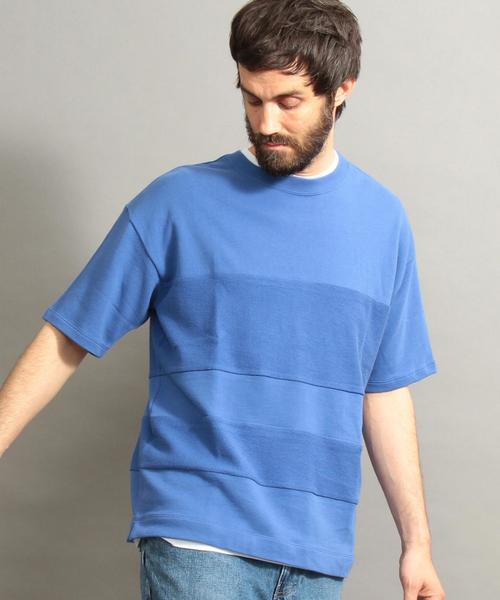 BEAUTY&YOUTH UNITED ARROWS（ビューティーアンドユースユナイテッドアローズ）の「BY パネルスイッチ カットソー ◆（Tシャツ/カットソー・メンズ・オフホワイト/ライトピンク/コバルトブルー・MEDIUM/LARGE/SMALL/X-LARGE）」の18枚目の写真