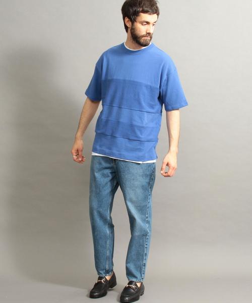 BEAUTY&YOUTH UNITED ARROWS（ビューティーアンドユースユナイテッドアローズ）の「BY パネルスイッチ カットソー ◆（Tシャツ/カットソー・メンズ・オフホワイト/ライトピンク/コバルトブルー・MEDIUM/LARGE/SMALL/X-LARGE）」の19枚目の写真