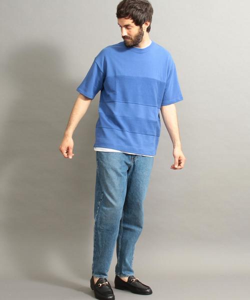 BEAUTY&YOUTH UNITED ARROWS（ビューティーアンドユースユナイテッドアローズ）の「BY パネルスイッチ カットソー ◆（Tシャツ/カットソー・メンズ・オフホワイト/ライトピンク/コバルトブルー・MEDIUM/LARGE/SMALL/X-LARGE）」の20枚目の写真