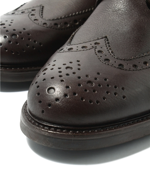 BEAUTY&YOUTH UNITED ARROWS（ビューティーアンドユースユナイテッドアローズ）の「BYitaly レザー ウィングチップ ◆（ブーツ・メンズ・ブラウン/ダークブラウン・40/42/41）」の8枚目の写真