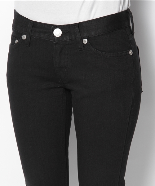 X-girl（エックスガール）の「MICHAEL JEAN ★BLACK★（デニムパンツ・レディース・ブラック・24inch/25inch/26inch/27inch）」の4枚目の写真