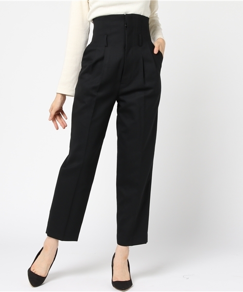 CLANE（クラネ）の「H/W TUCK PANTS（その他パンツ・レディース・ブラック/ボルドー/カーキ・1/0/2）」の20枚目の写真