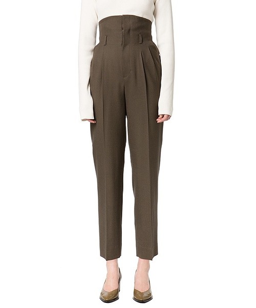 CLANE（クラネ）の「H/W TUCK PANTS（その他パンツ・レディース・ブラック/ボルドー/カーキ・1/0/2）」の16枚目の写真