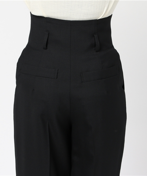 CLANE（クラネ）の「H/W TUCK PANTS（その他パンツ・レディース・ブラック/ボルドー/カーキ・1/0/2）」の6枚目の写真