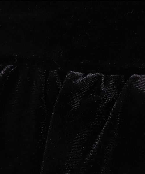 Honeys（ハニーズ）の「べロアスカート（スカート・レディース・ブラック/ボルドー/ブラック系その他/ブルー系その他・S/M/L）」の9枚目の写真