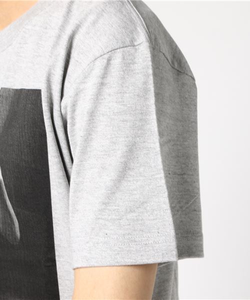 Sync.（スィンク）の「Sync.【BRANDALISM】TEE "SUICIDE MAN"（Tシャツ/カットソー・メンズ・ブラック×カーキ/ホワイト×ブラック/ブラック×ホワイト/ヘザーグレー/ホワイト×レッド・LARGE/MEDIUM/SMALL/X-LARGE）」の8枚目の写真