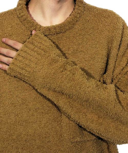 8(eight)(エイト)の「モールヤーン ニットセーター(ニット/セーター・メンズ・ブラック/ベージュ/オフホワイト・MEDIUM/LARGE)」の22枚目の写真