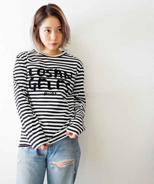 【セール】HOLLYWOODMADE/WELCOME TO LONG SLEE（Tシャツ/カットソー）｜HOLLYWOOD MADE（ハリウッドメイド）