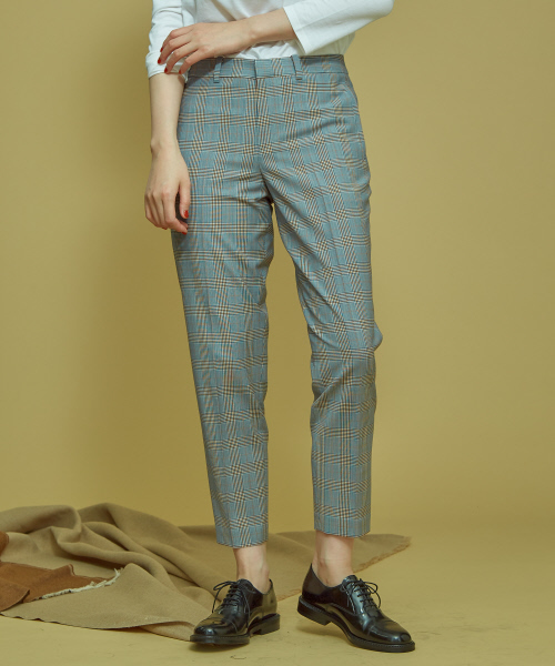 Abahouse Devinette（ドゥヴィネット）の「ウールギャバジンシガレットパンツ（その他パンツ・レディース・その他1/グレー/サックスブルー・34/36/38/40）」の3枚目の写真