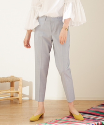 ウールギャバジンシガレットパンツ