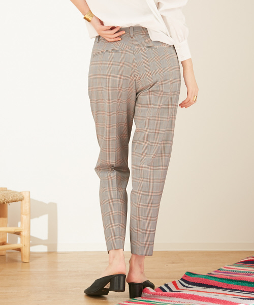 Abahouse Devinette（ドゥヴィネット）の「ウールギャバジンシガレットパンツ（その他パンツ・レディース・その他1/グレー/サックスブルー・34/36/38/40）」の6枚目の写真