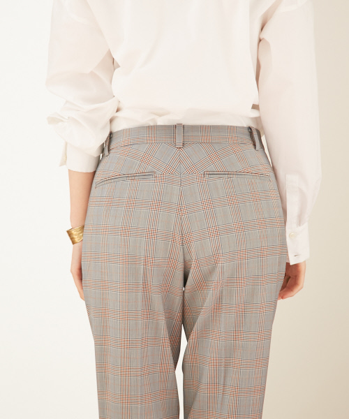 Abahouse Devinette（ドゥヴィネット）の「ウールギャバジンシガレットパンツ（その他パンツ・レディース・その他1/グレー/サックスブルー・34/36/38/40）」の8枚目の写真