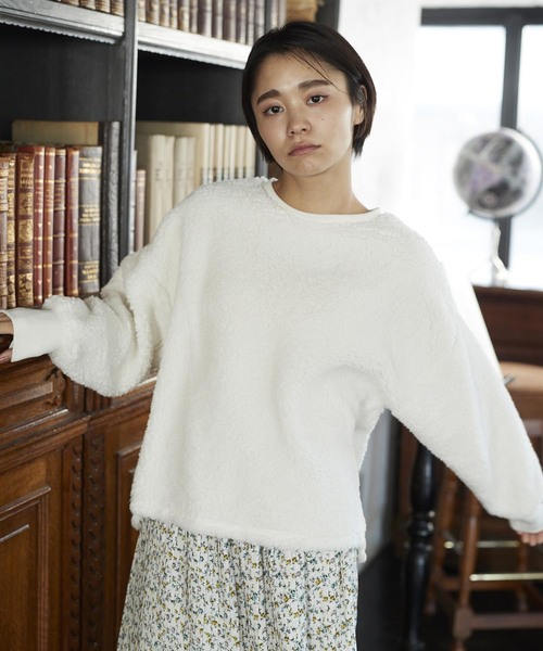 セール ボアプルオーバー Tシャツ カットソー E Hyphen World Gallery イーハイフンワールドギャラリー のファッション通販 Zozotown