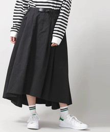 WEGO | WEGO/ベルト付きチノロングイレヘムスカート(スカート)