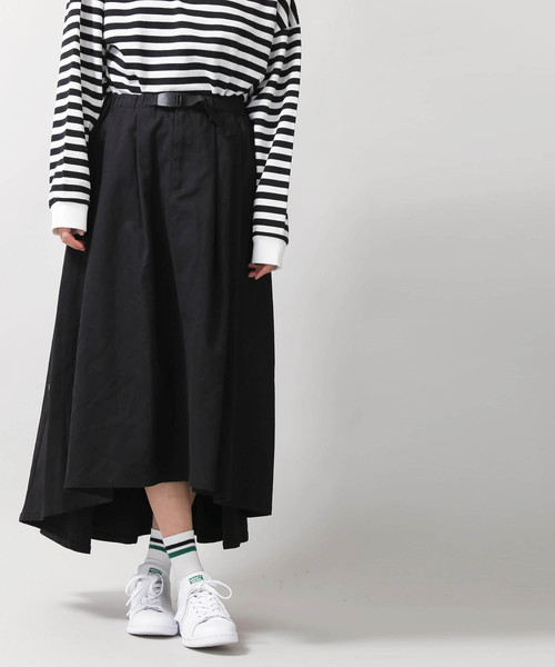 WEGO（ウィゴー）の「WEGO/ベルト付きチノロングイレヘムスカート（スカート・レディース・ベージュ/レッド/ブラック・FREE）」の12枚目の写真