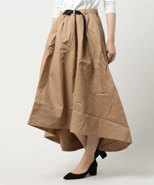 WEGO（ウィゴー）の「WEGO/ベルト付きチノロングイレヘムスカート（スカート・レディース・ベージュ/レッド/ブラック・FREE）」の13枚目の写真