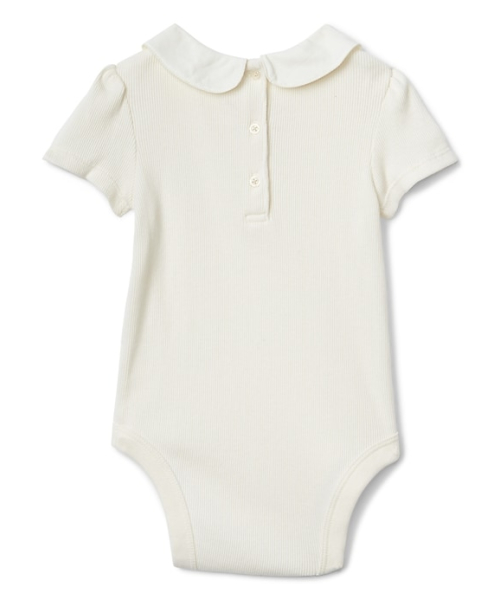 GAP（ギャップ）の「Gap ピーターパン襟ボディスーツ（ロンパース・キッズ・ホワイト・90cm/50cm/70cm/80ｃｍ/60cm）」の2枚目の写真