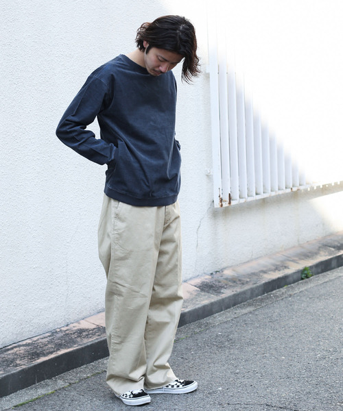 URBAN RESEARCH Sonny Label（アーバンリサーチサニーレーベル）の「コーデュロイプルオーバー（その他トップス・メンズ・ベージュ/ネイビー/カーキ・MEDIUM/LARGE）」の4枚目の写真