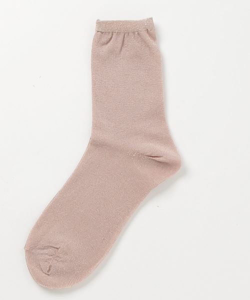 minia（ミニア）の「ラメソックス（ソックス/靴下・レディース・ブラック/ピンク/ゴールド/ブラック系その他・FREE）」の3枚目の写真