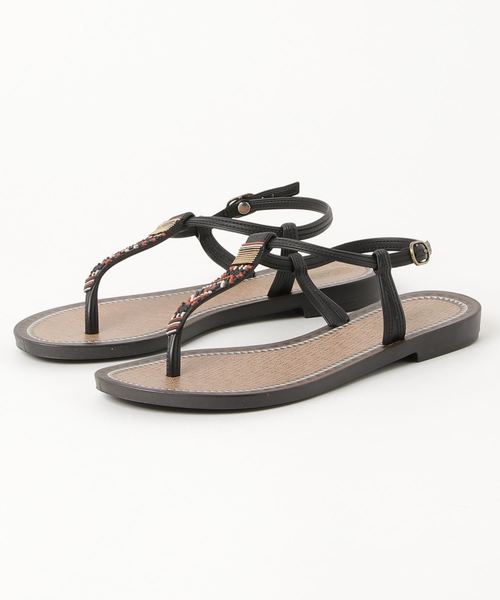 grendha(グレンダ)の「GRENDHA/グレンダ(サンダル・レディース・ブラック/ベージュ・MEDIUM/SMALL)」の5枚目の写真