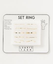 LOWRYS FARM | ＦＷ１０ＳＥＴリング　803510(リング)