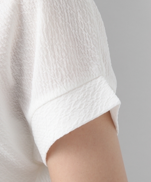 LEPSIM（レプシィム）の「バックスリットレースプルオーバーSS　802654（Tシャツ/カットソー・レディース・ネイビー/オフホワイト/グレイッシュベージュ/オレンジ・FREE）」の21枚目の写真