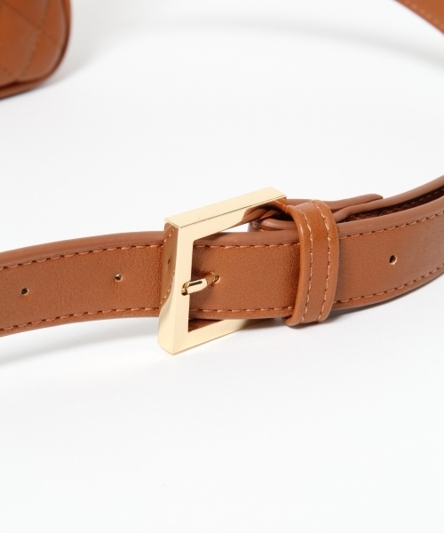 LOWRYS FARM（ローリーズファーム）の「キルティングウエストＢＡＧ　809897（ショルダーバッグ・レディース・アイボリー/ブラック/ブラウン・FREE）」の10枚目の写真