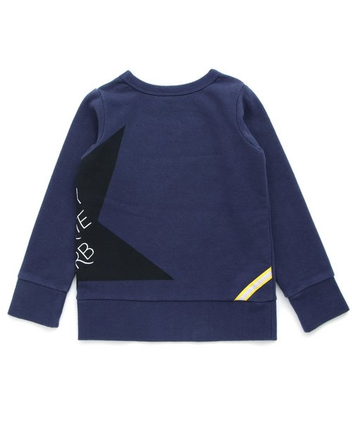 BREEZE（ブリーズ）の「ネット限定 スターロゴトレーナー_裏起毛（スウェット・キッズ・ネイビー/オレンジ/ミント・90/100/110/120/80/130/95/140）」の10枚目の写真